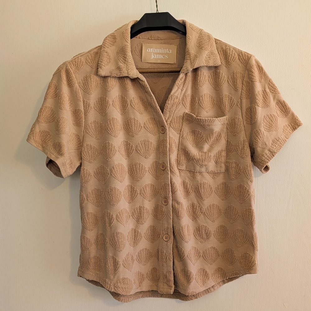 Araminta James Shell Terrycloth Shirt